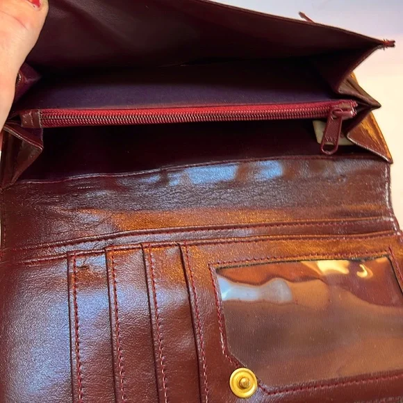 Vintage Lee Sands bi-fold Eel Skin Wallet - Picture 5 of 10